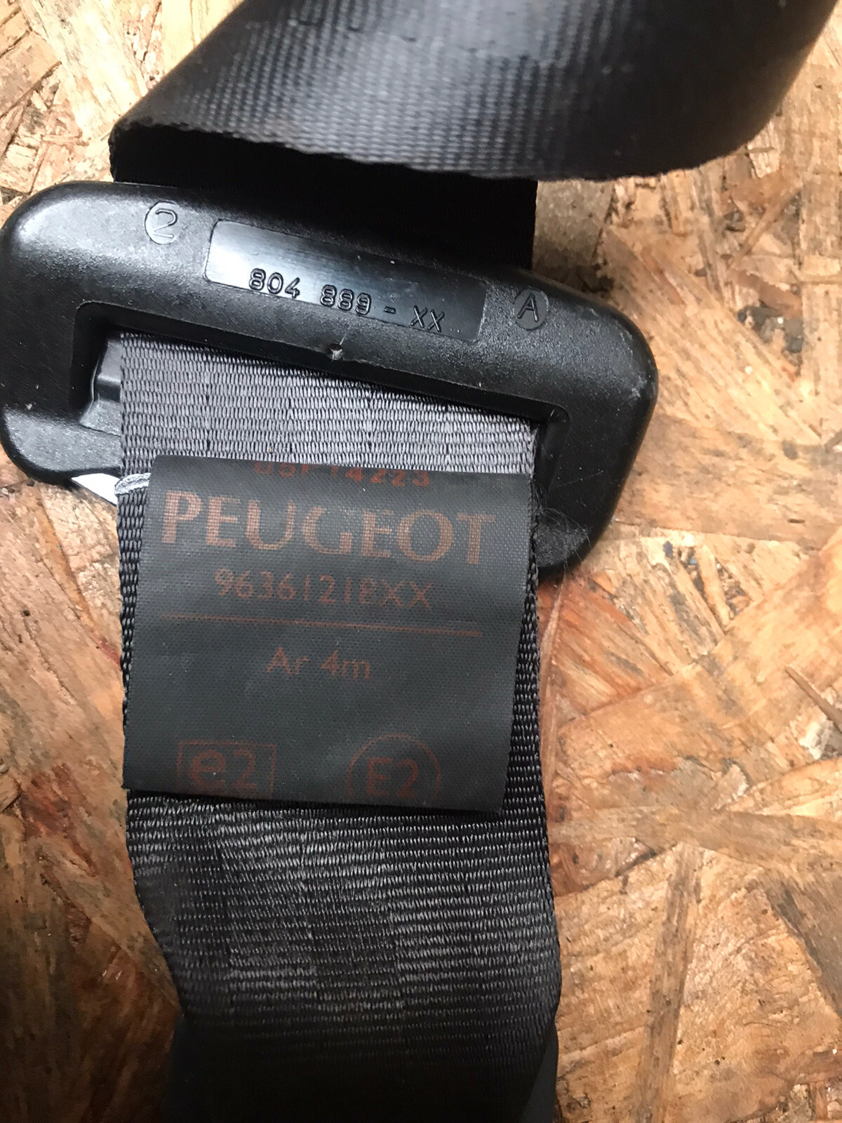 PEUGEOT 206 SEAT BELT REAR DRIVERS OFFSIDE 96361218XX eBay
