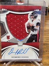 2022 Panini Chronicles Desmond Ridder RPA /99 Rc Auto Crown Royale Silhouette