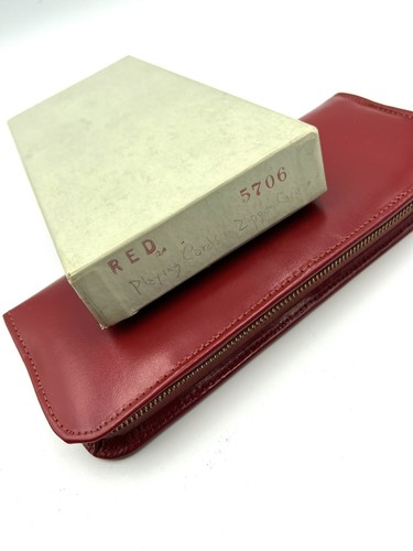 Vintage Red Card Case, New in Box - Picture 6 of 6