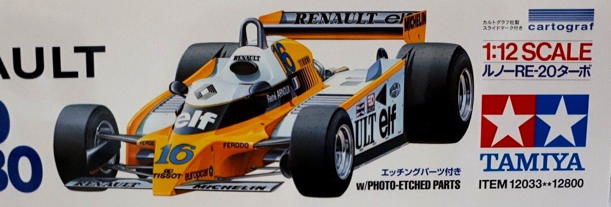 Renault RE-20 Turbo | Tamiya 1:12 | w/Photo-Etched Parts | eBay