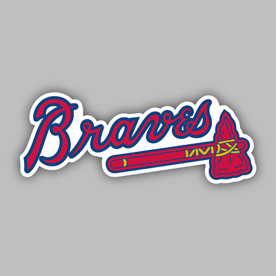 #ad #ad Atlanta Braves Vinyl Sticker Decal Pro MLB Baseball Major League NL East $4.00