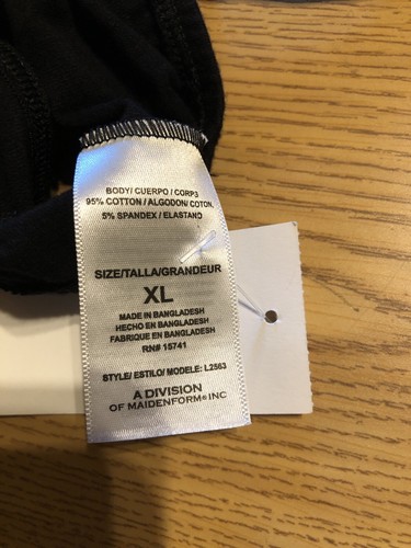 Maidenform Girls Bra Bralette XL Black (S-bra-65) - Picture 3 of 4