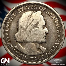 1893 Columbian Expo Commemorative Half Dollar M5736