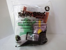 McDonald's Angry Birds Movie 4 Leonard character launcher figure toy, from 2016