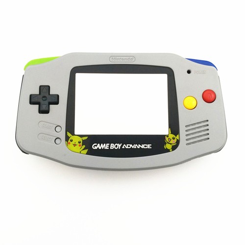 Big Picachu Grey Housing Shell Mix Color Buttons for Nintendo Game Boy Advance - Picture 2 of 7