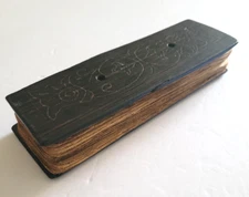 ANCIENT TEXT SRI LANKAN BUDDHIST - ANTIQUE PRAYER BOOK - RARE