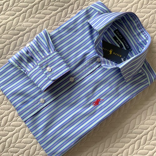 New With Tags Ralph Lauren Women’s Long Sleeve Shirt With Logo UK Size 10 - 第 9/9 張圖片