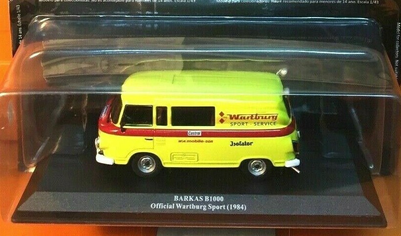 BARKAS B1000 - TEAM WARTBURG 1/43 New & Box Diecast model Car
