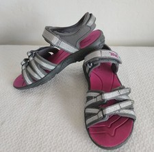 Girl's TEVA TIRRA Summer Water Athletic Sandals 1019395C SIZE 12 Sparkle Gray