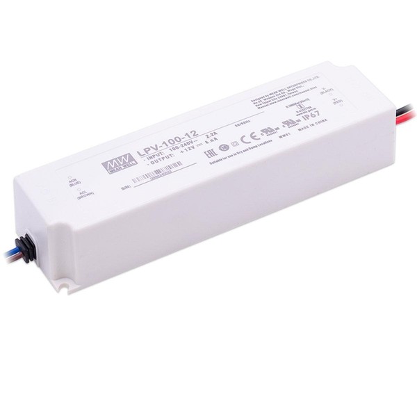 Mean Well LPV-100-12 Led Netzteil 102W 12V 8.5A IP67 Schaltnetzteil Cv-image