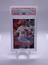 Juan Soto WELCOME TO THE SHOW auto /10 PSA 9