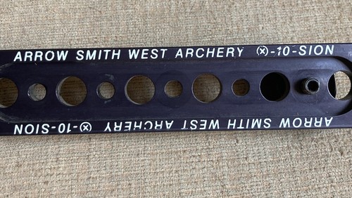 Vintage Hard To Find Arrow Smith West Archery Sight Bar x-10-SION Hunting Gear - Picture 4 of 12