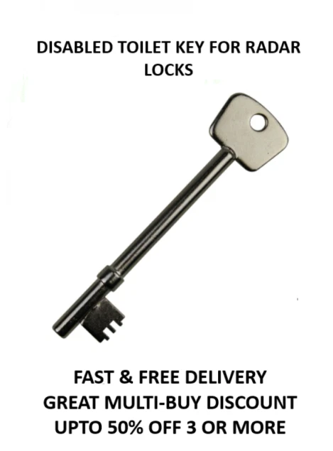 PTM Disabled Toilet Key RADAR KEY Standard key size