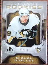 2006-07 MICHEL OUELLET  UD SP GAME USED ROOKIE #146 PENGUINS #707/999