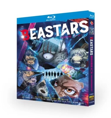 2024 Japan Drama BEASTARS 1+2 Blu-ray Englisch Sub Blu-Ray Boxed Free Region-
