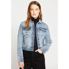 Universal Standard Kelsey Denim Jacket In Light Blue, Size 1x (nwt)