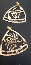 Astrology Sun Sign Pendants - Aquarius, Gemini, Virgo, Libra, Scorpio and more