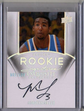 2011-12 EXQUISITE AUTO AUTOGRAPH MALCOLM LEE ROOKIE CARD RC #81/199 READ