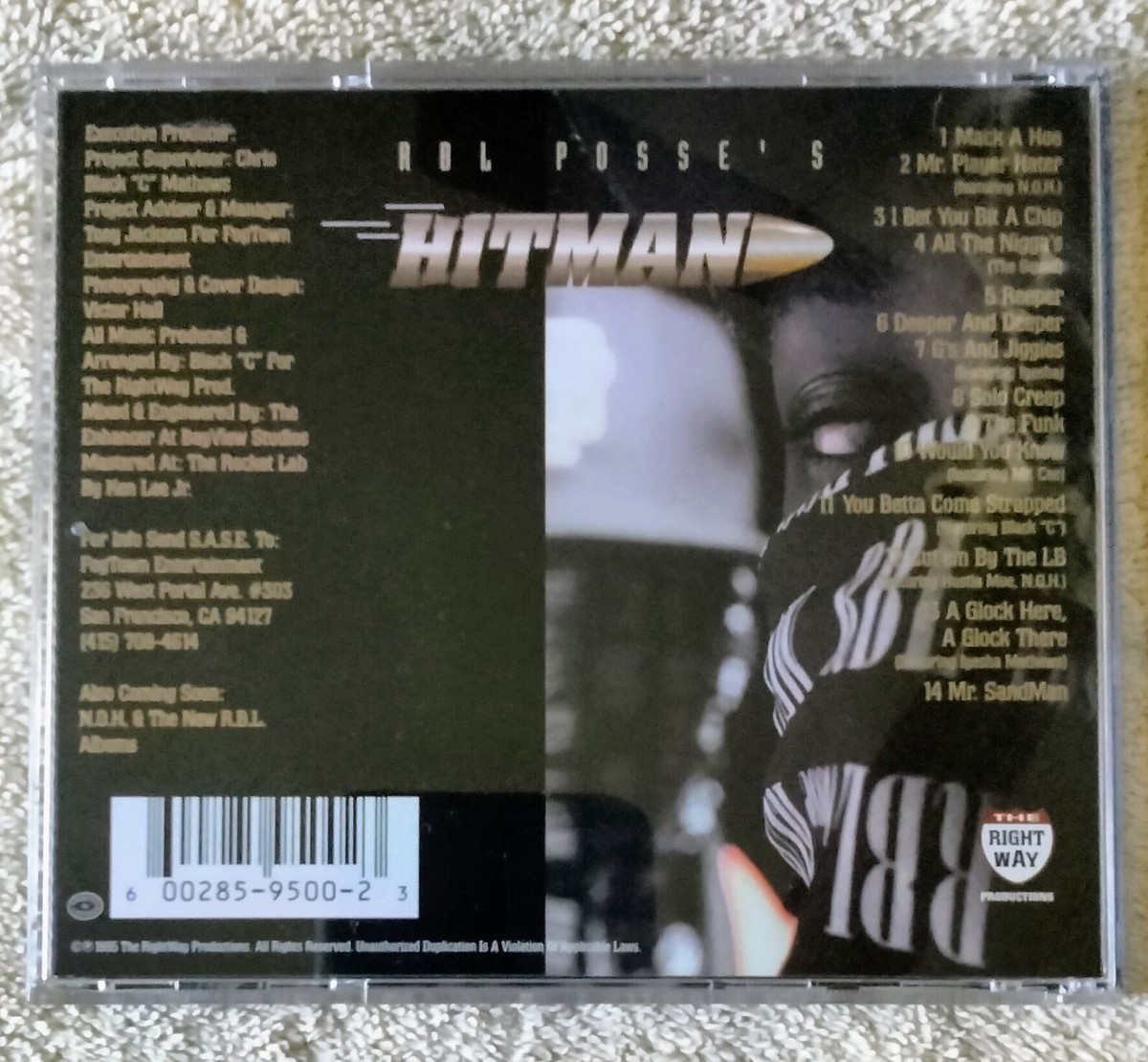 RBL Posse's HITMAN Solo Creep 1995 Right Way AUTHENTIC 1st