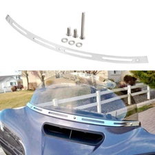 For Harley Electra Street Glide Touring 2014-2022 Chrome Fairing Windshield Trim
