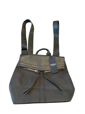 1234 botkier new york mini trigger nylon backpack Botkier New York Black Trigger Nylon Mini Backpack