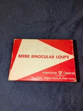 Antique Beebe Binocular Loupe Eyeglasses American Optical Co Surgical Spectacles