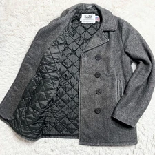 Rare Schott Pea Coat Quilted Logo Engraved 20 Xl