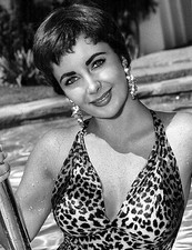 Elizabeth Taylor With Super Short Hair 4x6 Picture Celebrity Print