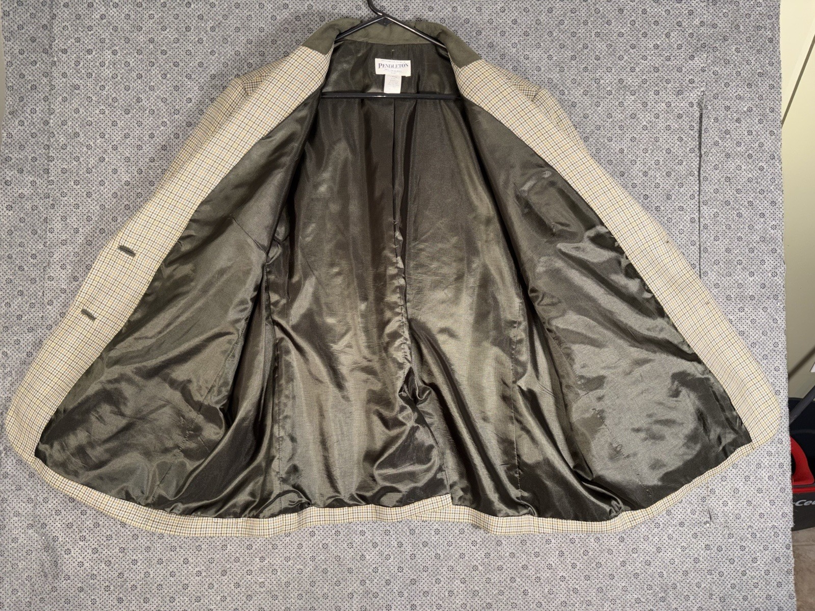 Pendleton Blazer Jacket Houndstooth Virgin Wool W… - image 8