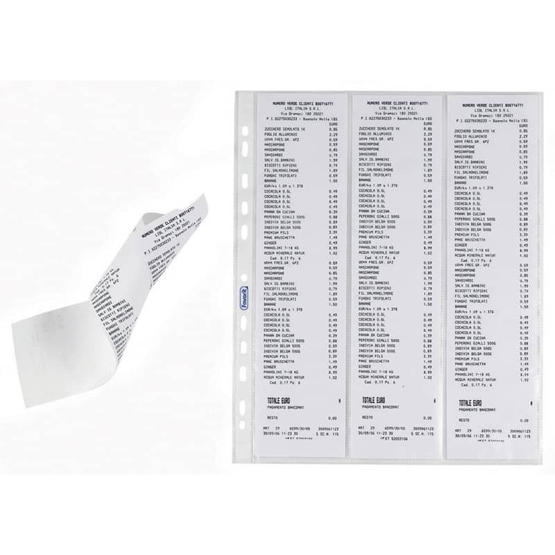 Favorit – Busta Porta Scontrini Favorit A4 Cf.10