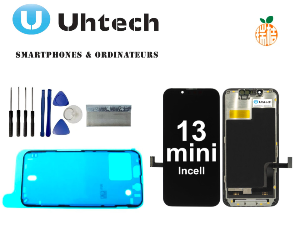 Écran iPhone 13 mini de remplacement pour réparer un afficheur cassé ou défectueux