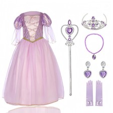 Lingway Toys Rapunzel Costume Dress For Girlsluxury Girls Princess Dress Up