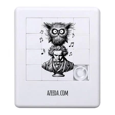 'Beethoven With Owl' Sliding Puzzle (PZ00034341)