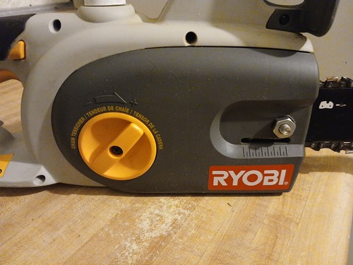 Ryobi 18" Chainsaw 13 Amp Electric Corded 43006, With Carry-Storage Handled Box - Picture 23 of 24