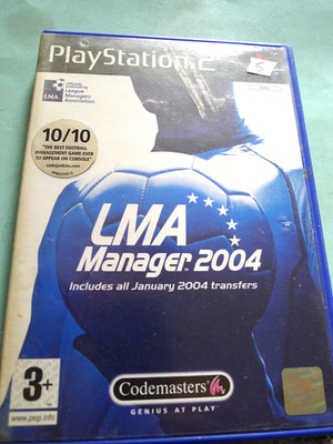 PS2 Spiel.. LMA Manager 2004.. Gutes Spiel.. Hülle mit Beipackzettel. Sehr guter Zustand