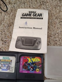 Lot Of 6 Sega Game Gear Battery Pack And Manual