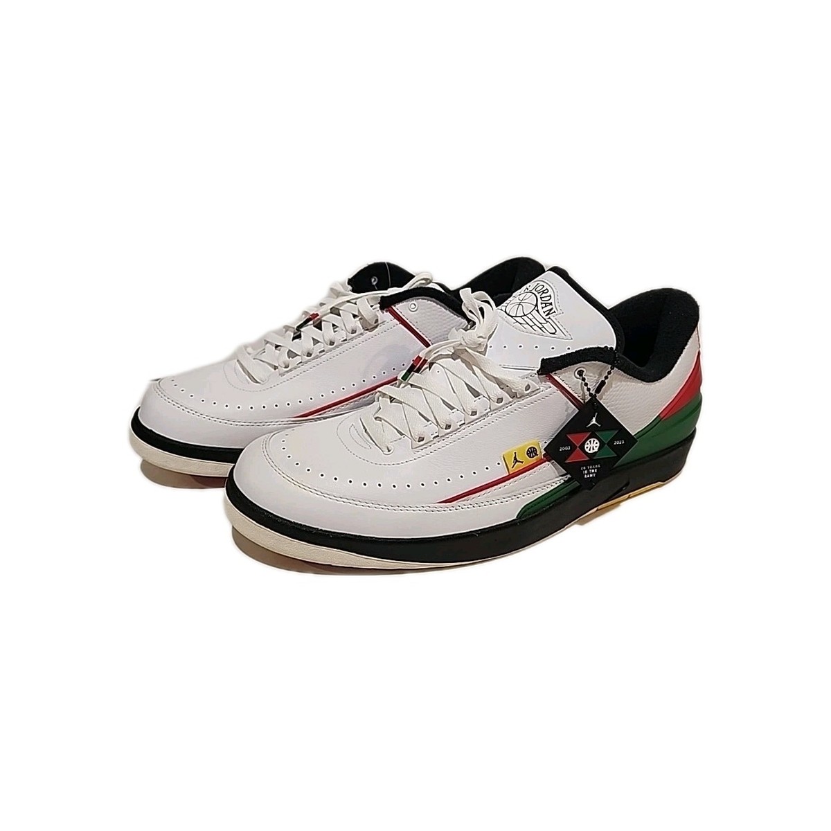 NIKE Air Jordan sz 17 Mens Sneakers 2 Retro Low Quai 54 leather basketball shoes NIKE Air Jordan sz 17 Mens Sneakers 2 Retro Low Quai 54  main image 2