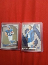 NFL GIANTS 2025 Prizm Cam Skattebo Rookie & JAXSON DART RC MOSAIC 