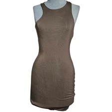 Brown Bodycon Mini Dress Size 6