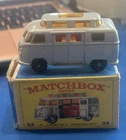 Matchbox Series Lesney Vintage 34 Volkswagen Camper With Box England 🔥