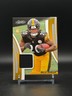 Kaleb Johnson 2025 Panini Aboslute Football Rookie Jersey Card Steelers RC
