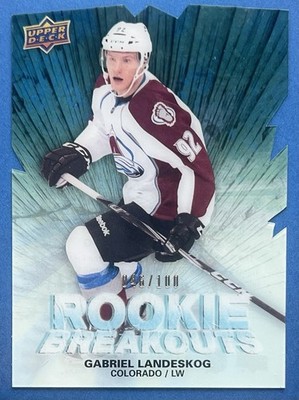 2011-12 Upper Deck - Rookie Breakouts Gabriel Landeskog #RB-GL /100 (RC)