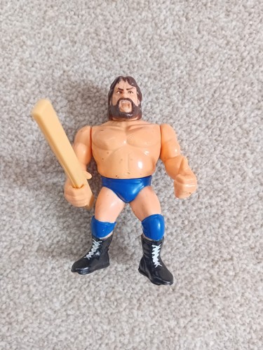 Wwf Hasbro Hacksaw Jim Duggan With Plank 2x4 Acces...