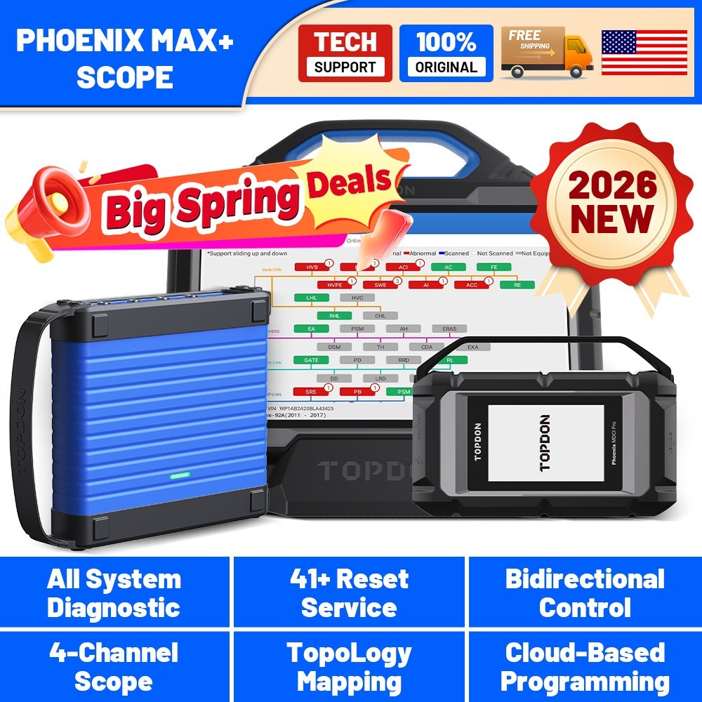 2026New TOPDON PHOENIX MAX Auto ULTRA Diagnostic Scanner