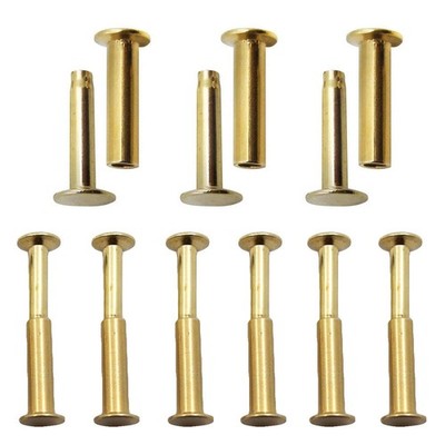 Brass Bracket Bolt Fasteners Tool Head Knife Handle Pins knife DIY tool handles