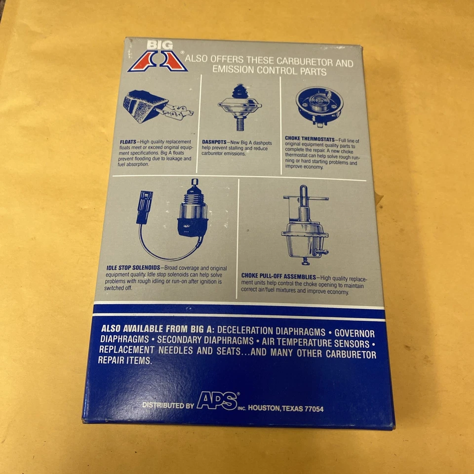 ¡Kit de carbohidratos Hygrade 978A NOS en caja BigA! ¡Hecho en USA! ¡Envío gratis! Foto 3 de 4