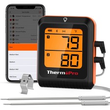 ThermoPro TP920W 650FT Bluetooth Meat Thermometer Dual Probes