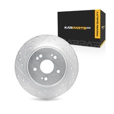 For Honda CR-V 2017-2026 Disc Brake Rotor Rear, Driver Side | Cast Iron | Solid