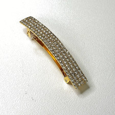 Flat Pin Rhinestone Hair Clip