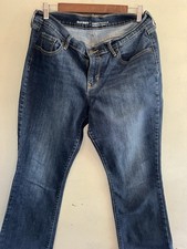 Old Navy Women's Curvy Profile Mid-Rise Straight Leg Jeans, Size 12, Blue Y2K
